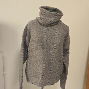 Cozy Gray Turtleneck Sweater